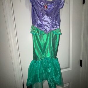 Kids Mermaid Costume - Purple and Green